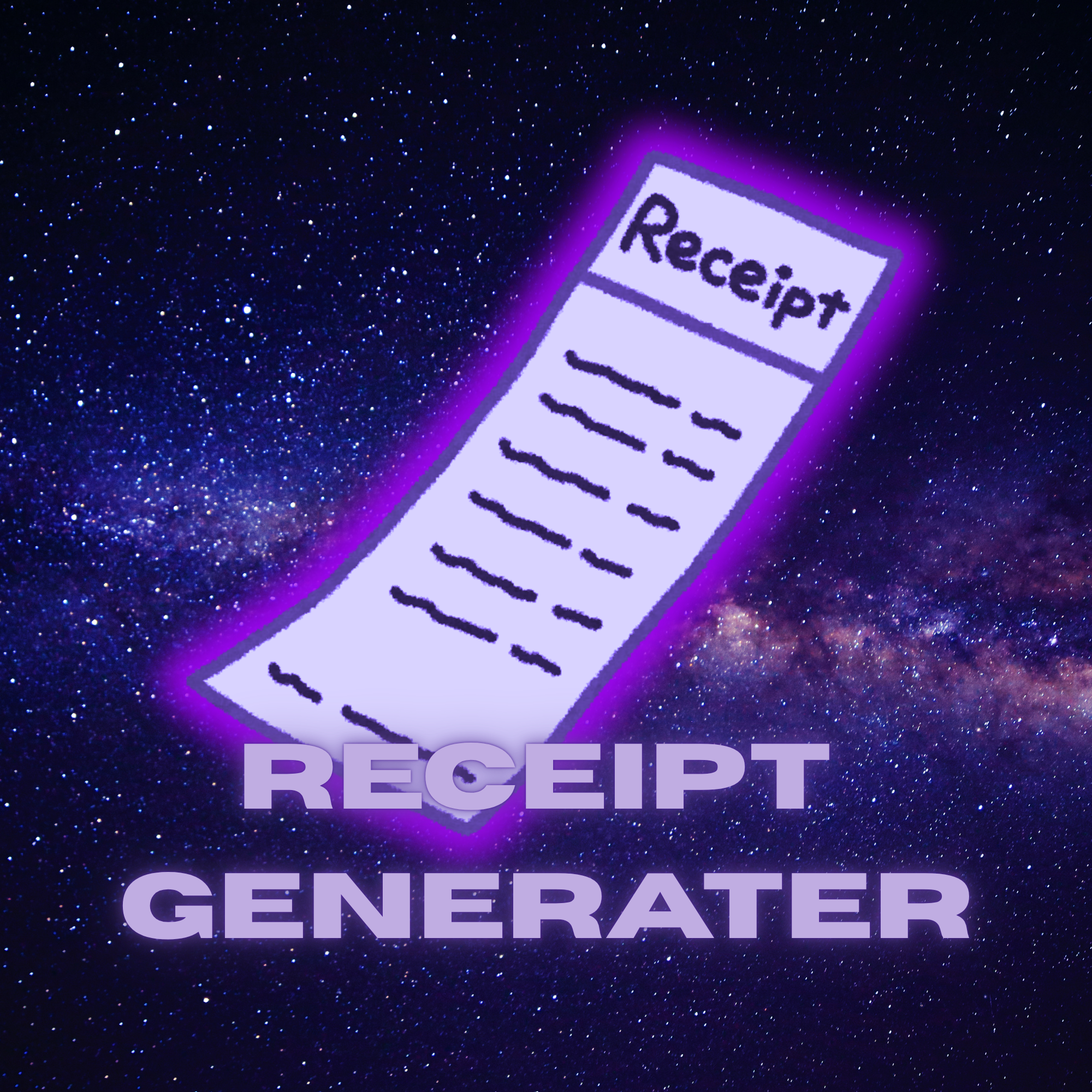 RECEIPT GENERATER